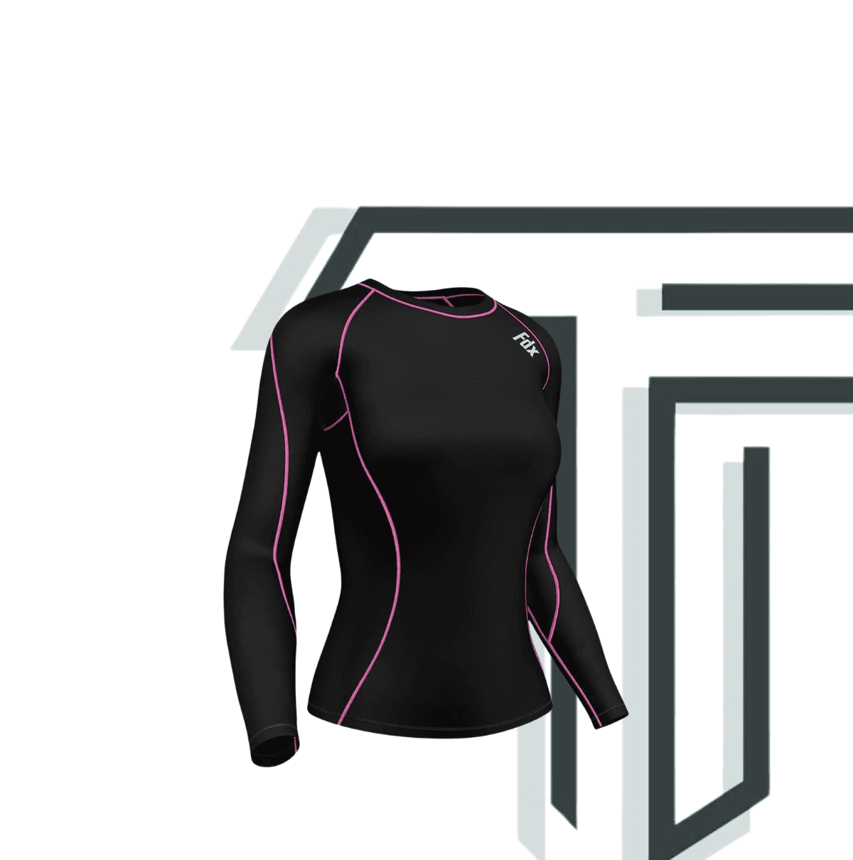 Compression long sleeve top