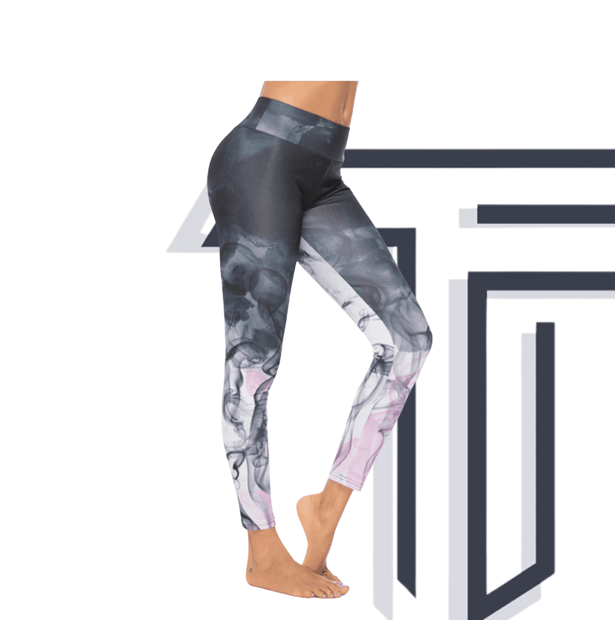 Sublimated graphic leggings