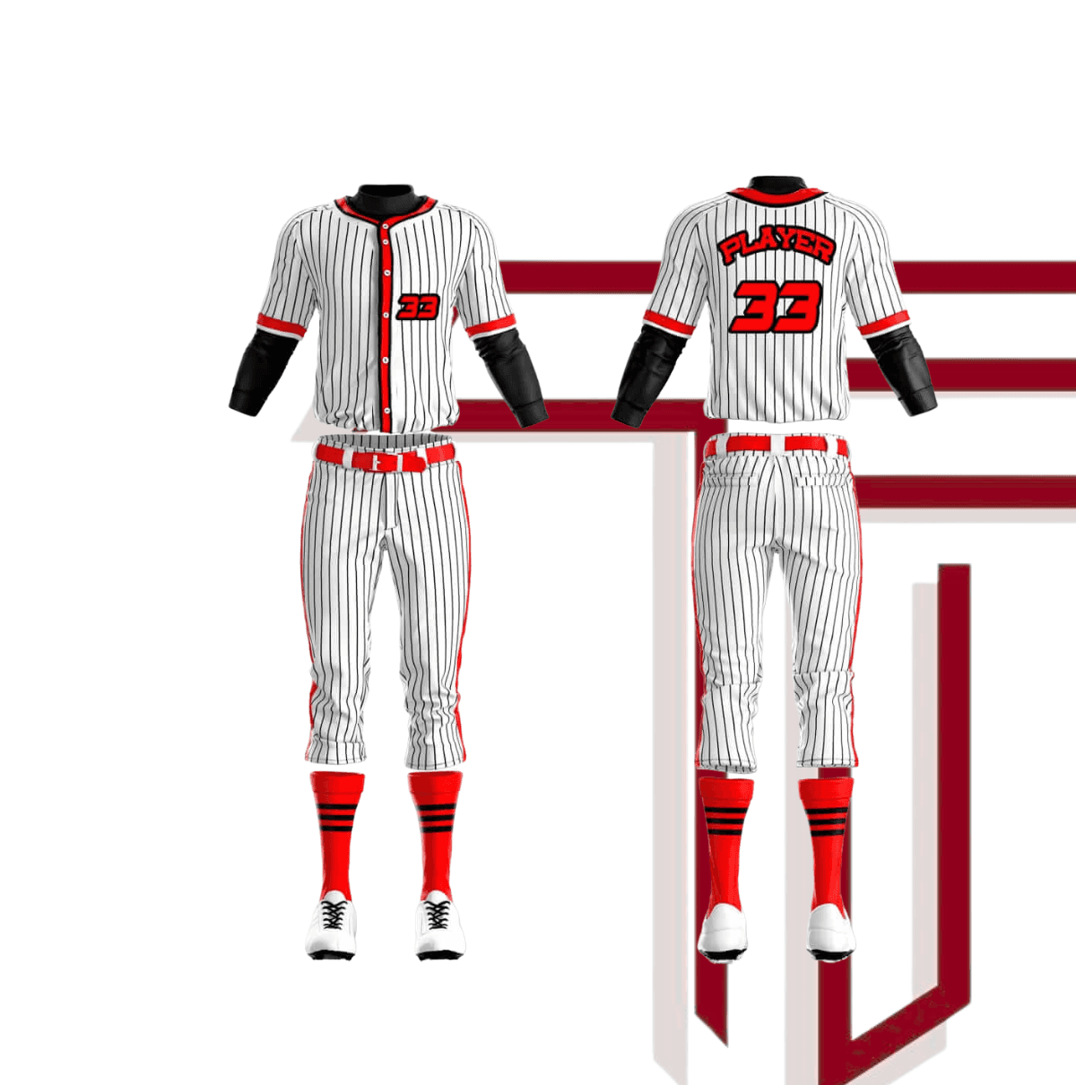 Baseball dress uniform